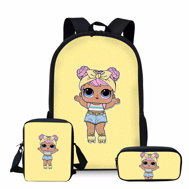 LOL Dolls Set backpack lunch bags and pencil bag – ClickWonderShop