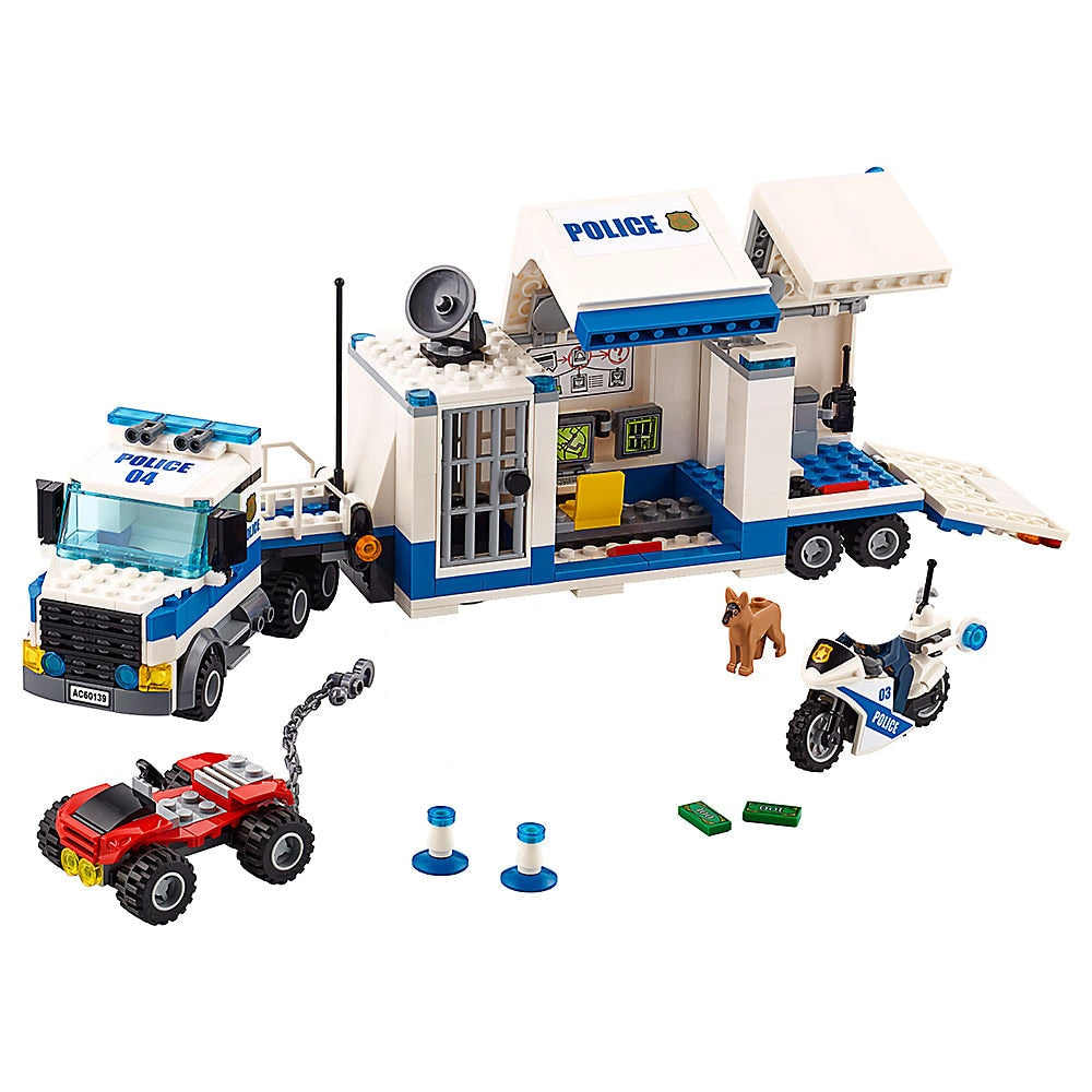 Police Mobile Command Center Compatible  Building Blocks Bricks Model Toys