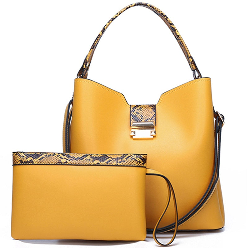 Handbags Clutches High Quality Leather Hand Bag Sets Large Shoulder Bag
