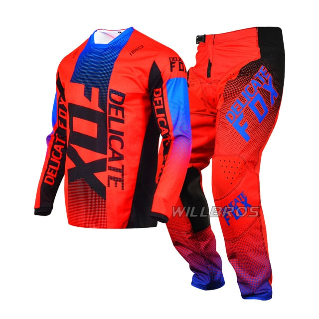Willbros Motocross Jersey Pants Combo MX Gear Set Offroad Dirt Bike Outfit  Men's Women Racewear Pink (Jersey Adult S/Pants W30) - Walmart.com